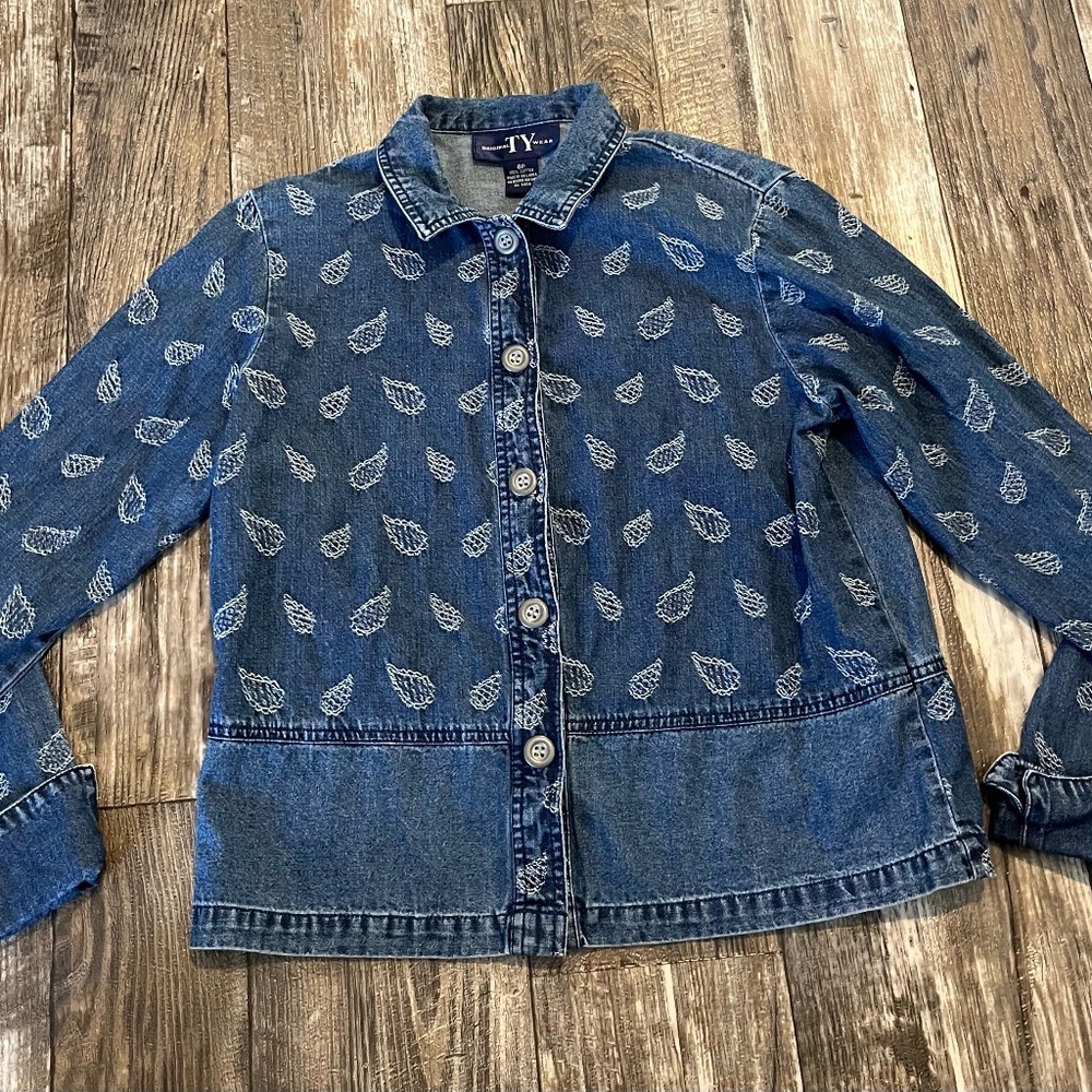 Vintage TY Wear Women's Denim Top